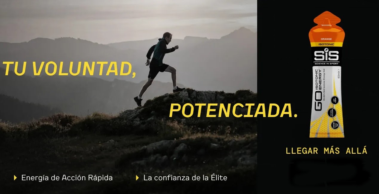 Corredor en la montaña — Tu voluntad, potenciada. SiS GO Isotonic Energy Gel
