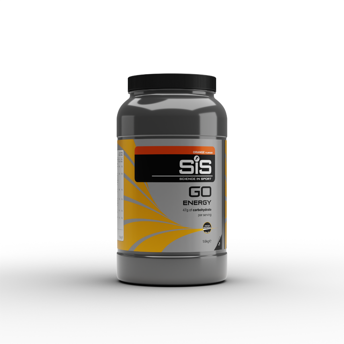 SiS GO Energy en polvo 1.6 kg — Naranja